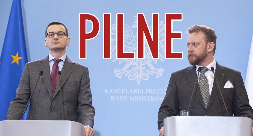 PILNE: Przedłużenie obostrzeń, przełożenie matur, obowiązek zakrywania twarzy
