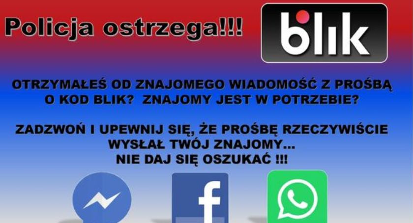 Uwaga na oszustów wyłudzających kody BLIK