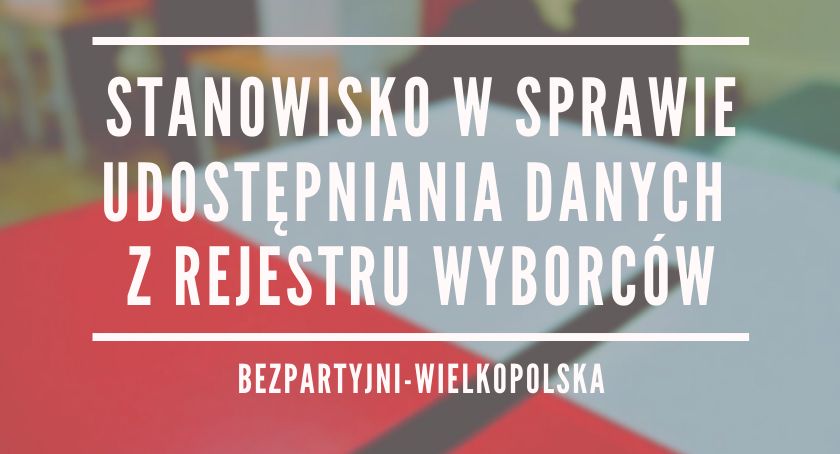 Włodarze z Wielkopolski przeciwni jednej z zasad organizacji wyborów