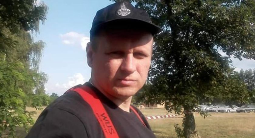 Strażacy z pomocą strażakowi