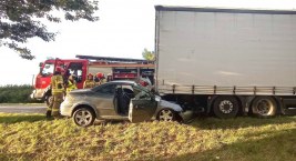 Dlaczego mieszkaniec gminy Złotów wjechał pod TIR–a?