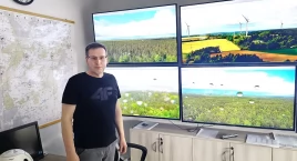 Kamery, drony i sznurki. Las się palił, ale strażacy byli szybsi 