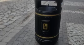 Nowe kosze na śmieci w Złotowie