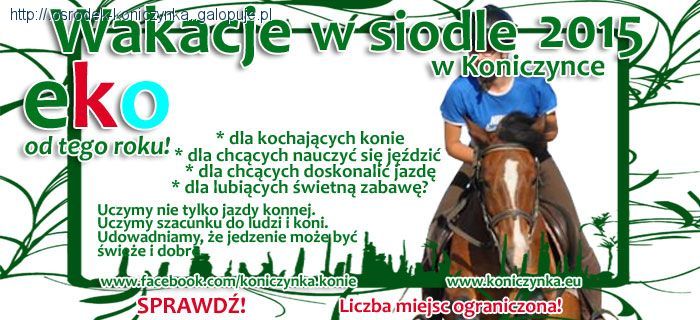 Eko wakacje w siodle 2016