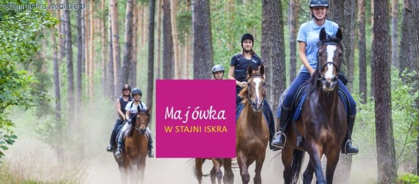 Majówka w siodle - 5 dni, pełen pakiet, 50 koni, las, aktywnie, woj. pomorskie