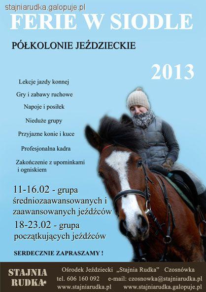 Zimowe półkolonie jeździeckie 