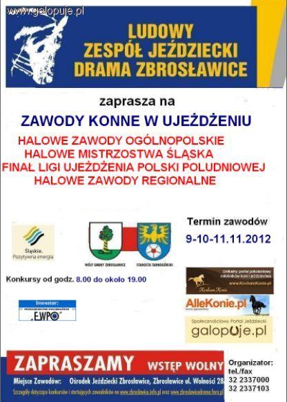 Zbrosławice zawody konne w ujeżdżeniu