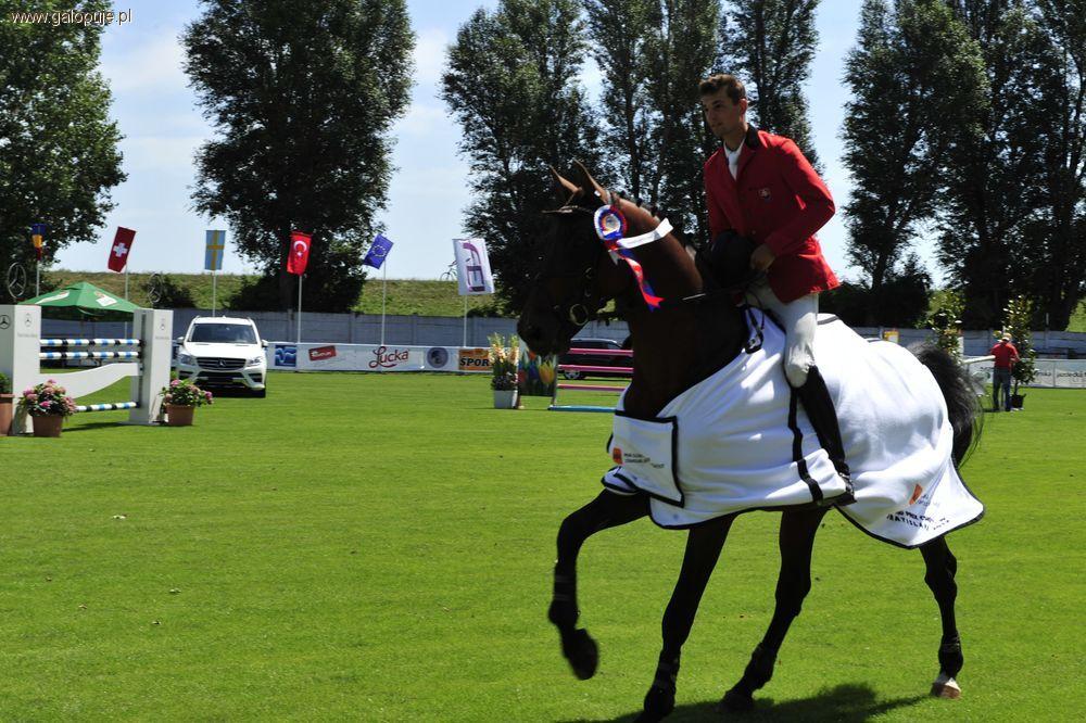 Jarosław Skrzyczyński trzeci na CSIO 3* Bratislava 2012