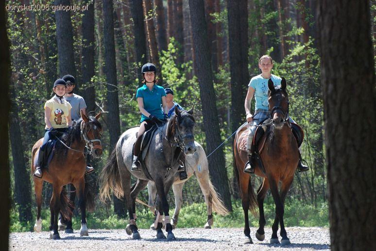 Turystyczny  rajd konny w Zagrodzie Jeździeckiej Mustang