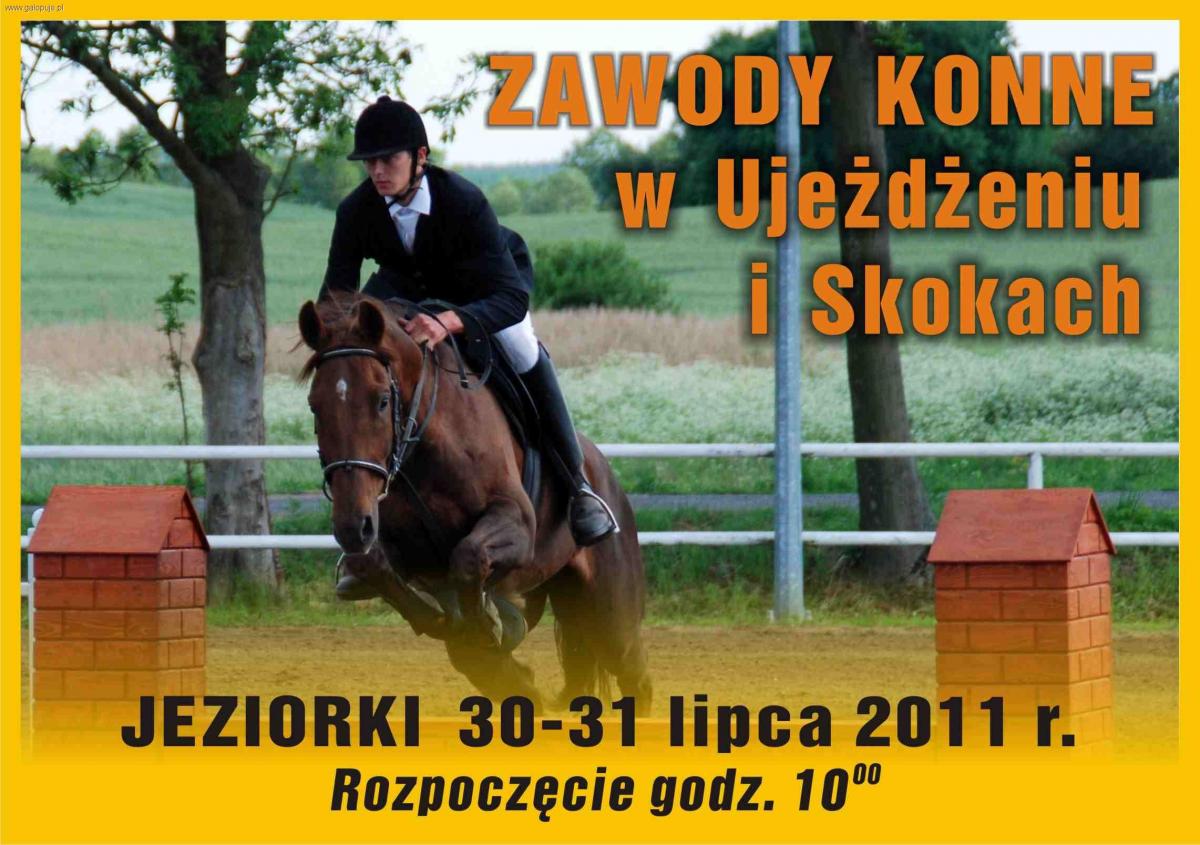 Zawody konne w ujeżdżeniu i skokach - Jeziorki 2011