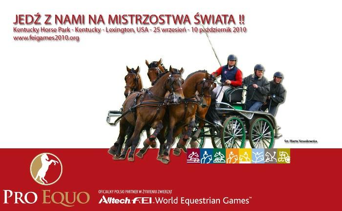 Jeździeckie Mistrzostwa Świata w Kentucky z Pro Equo