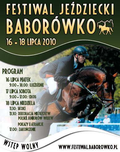 Festiwal Jeździecki Baborówko już  za miesiąc