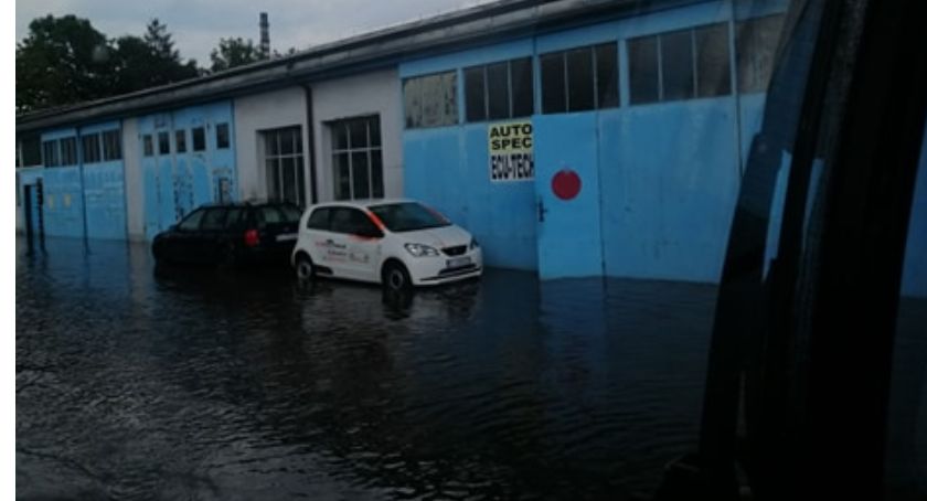 Ulewa przeszła nad Jelenią Górą