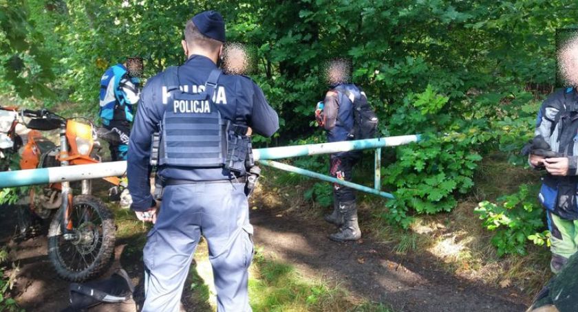 Działania policji i nadleśnictwa przeciwko szalejącym na quadach i motocyklach