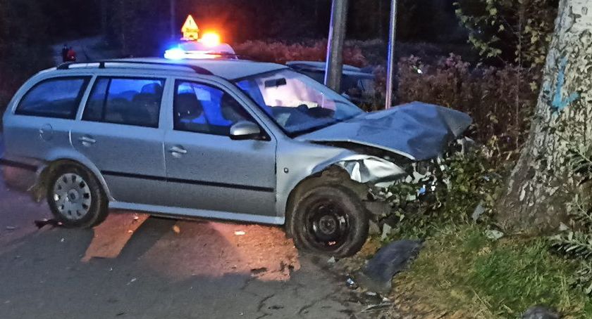Dwie skody zderzyły się na ulicy Krośnieńskiej