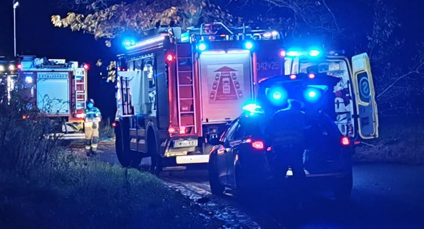 W Jeżowie Sudeckim auto uderzyło w drzewo