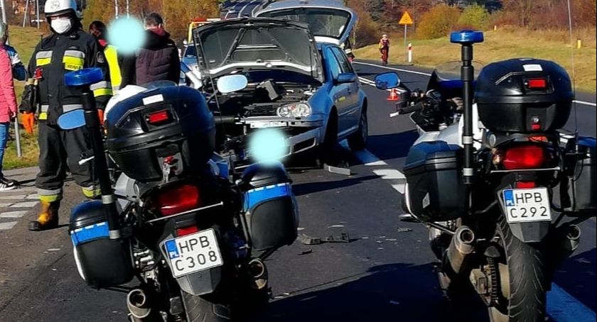 Utrudnienia na DK30 w okolicach zjazdu na Barcinek