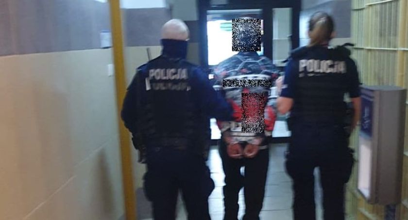 Recydywista w rękach policji