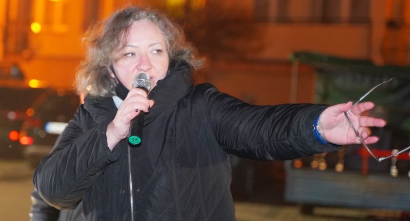 W Lwówku Śląskim protestowali z Martą Lempart