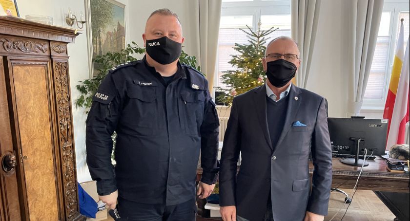 Prezydent spotkał się z nowym komendantem policji w Jeleniej Górze