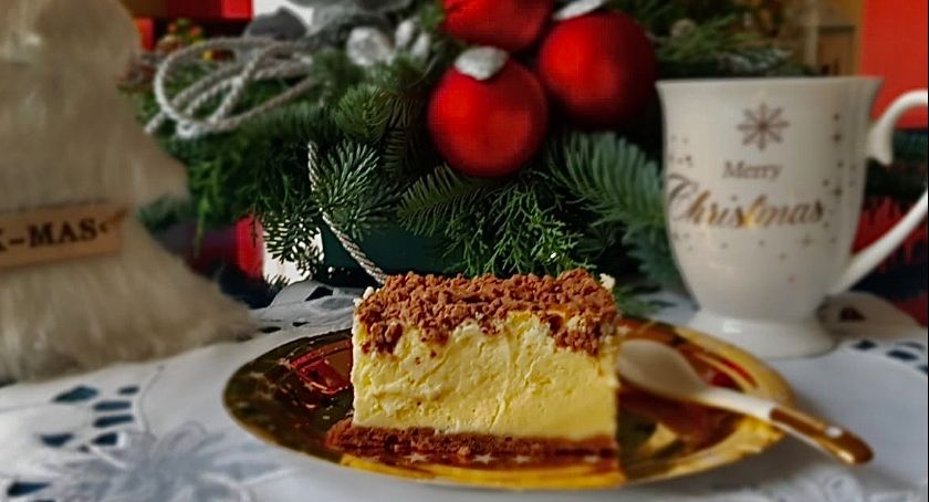 Maja poleca - Sernik królewski. Idealne ciasto na noc sylwestrową.