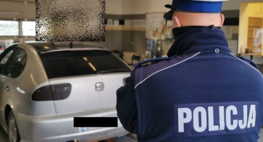 Policjanci zatrzymali kierującego niesprawnym technicznie pojazdem. Kierowca musiał wezwać lawetę.