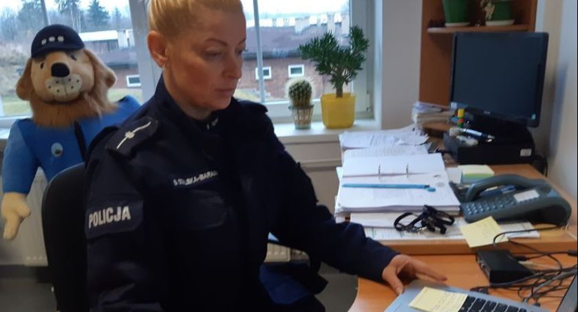 Jeleniogórska policjantka rozmawiała z uczniami