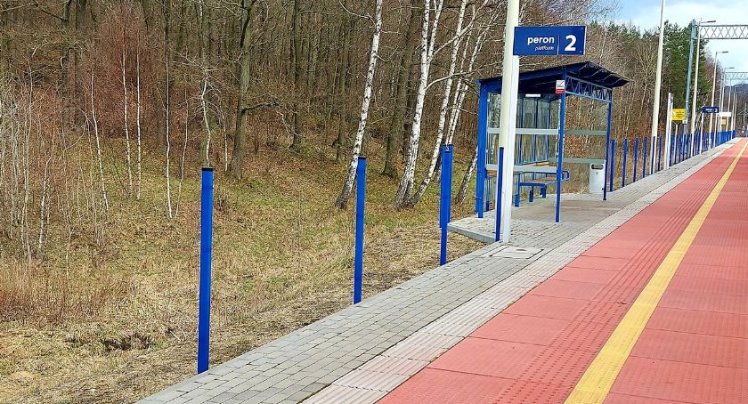 Ukradli ogrodzenie peronowe z przystanku kolejowego w Trzcińsku