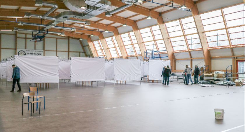 Hala sportowa ZST Mechanik przekształca się w Punkt Szczepień Powszechnych