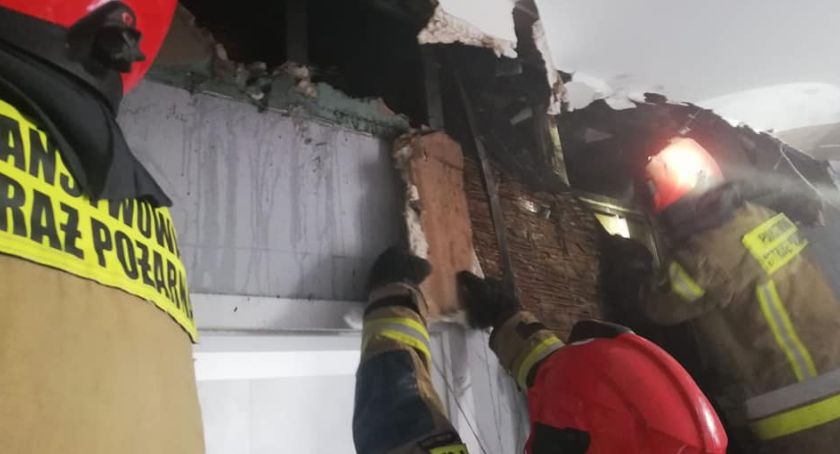 Pożar w budynku przy ul. 1 Maja w Jeleniej Górze