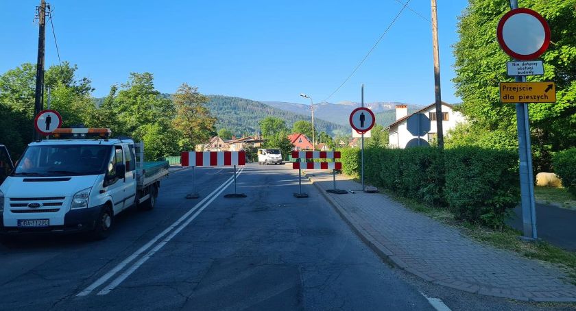 Jelenia Góra : Most na Cieplickiej już zamknięty