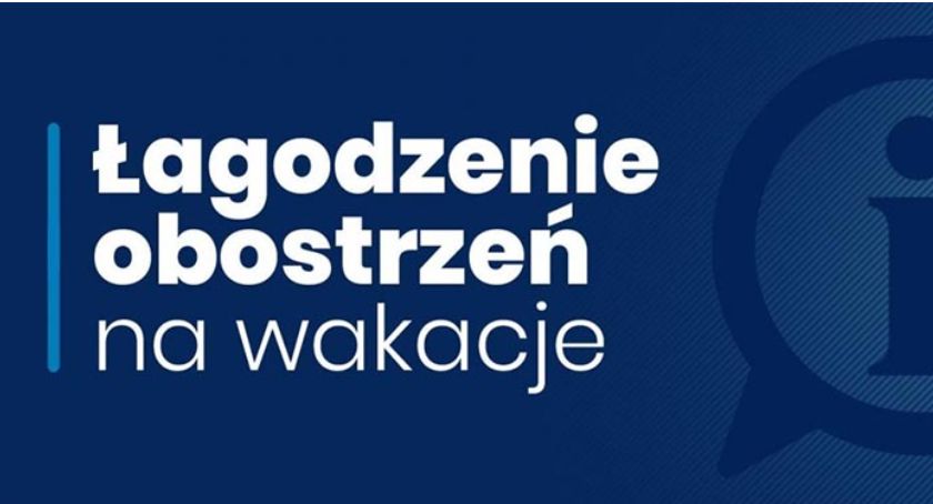 Łagodzenie obostrzeń na wakacje