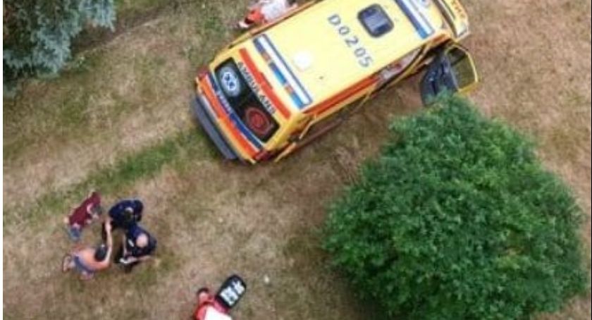 Nastolatek wypadł z 9.piętra. Jest w bardzo ciężkim stanie.