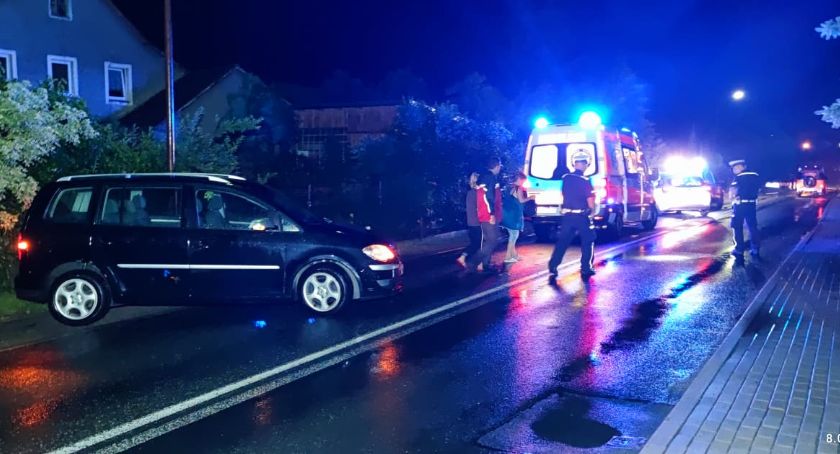 Zderzenie VW i Audi w Jeżowie Sudeckim