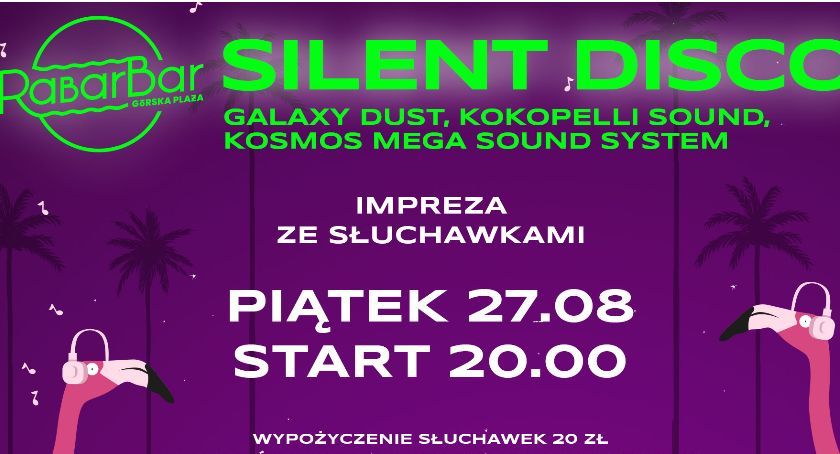 Silent Disco na zakończenie wakacji!