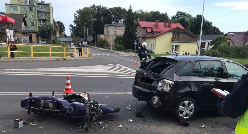Tragiczny wypadek w Gryfowie. Nie żyje motocyklistka.