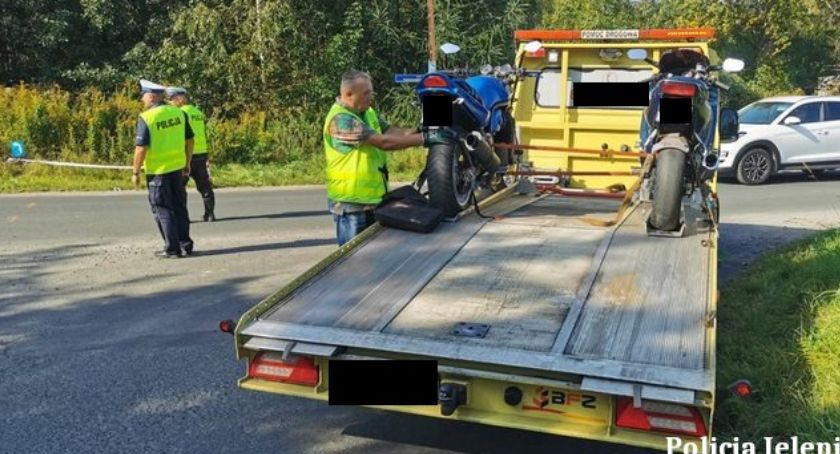 Motocykliści bez uprawnień zatrzymani
