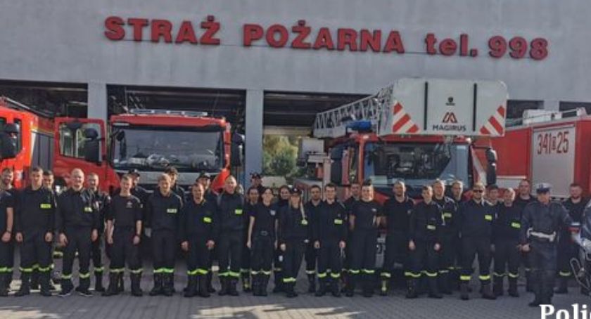 Policjanci szkolili strażaków ochotników