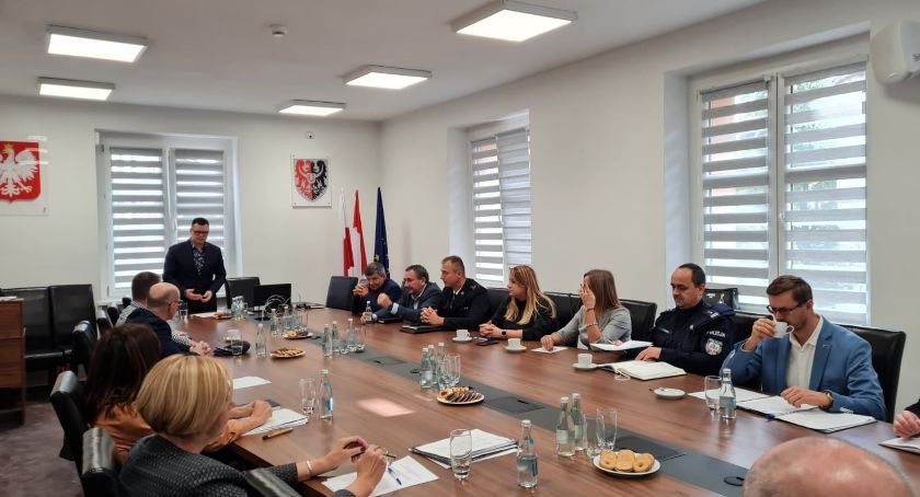 Spotkanie Powiatowego Zespołu Zarządzania Kryzysowego