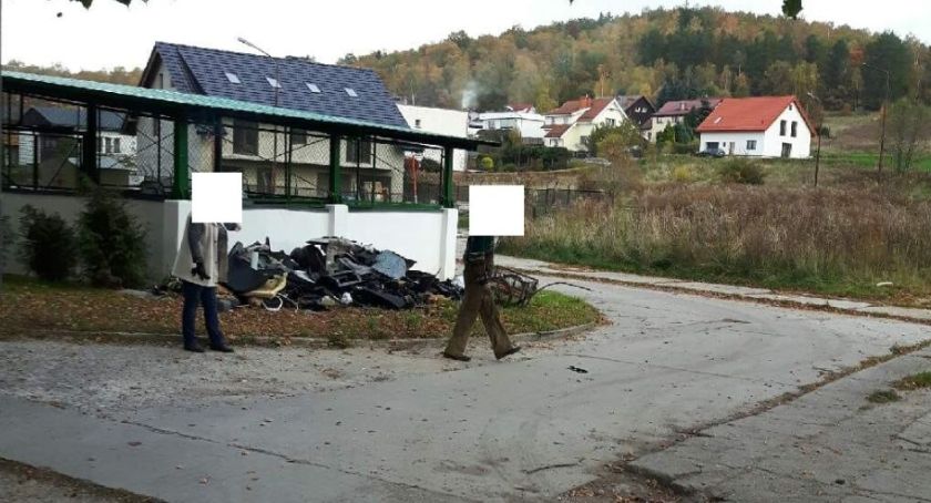 Odpady samochodowe na Gałczyńskiego