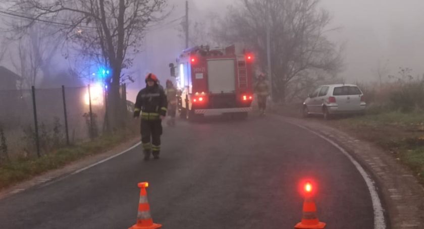 Jelenia Góra : Dachowanie VW Polo na ul. Wojewódzkiej
