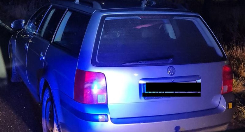 25-latek wpadł podczas kontroli drogowej