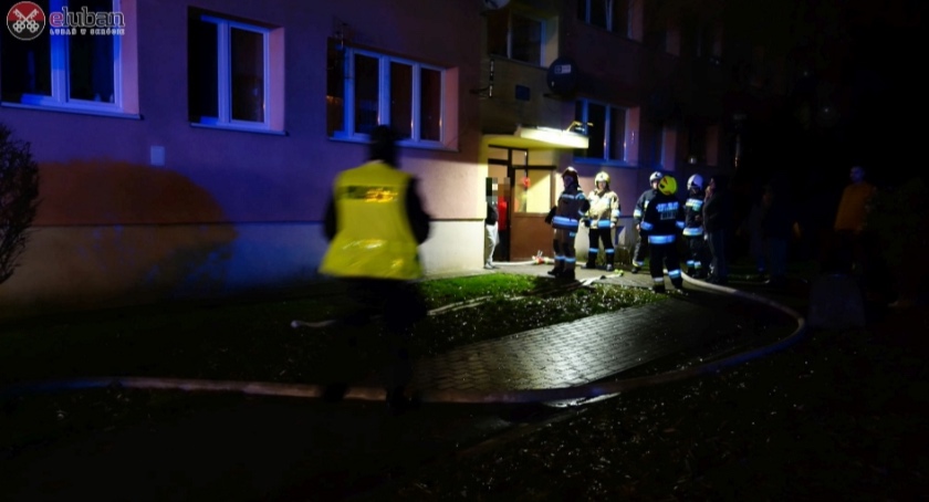 Śmierć w płomieniach w Lubaniu