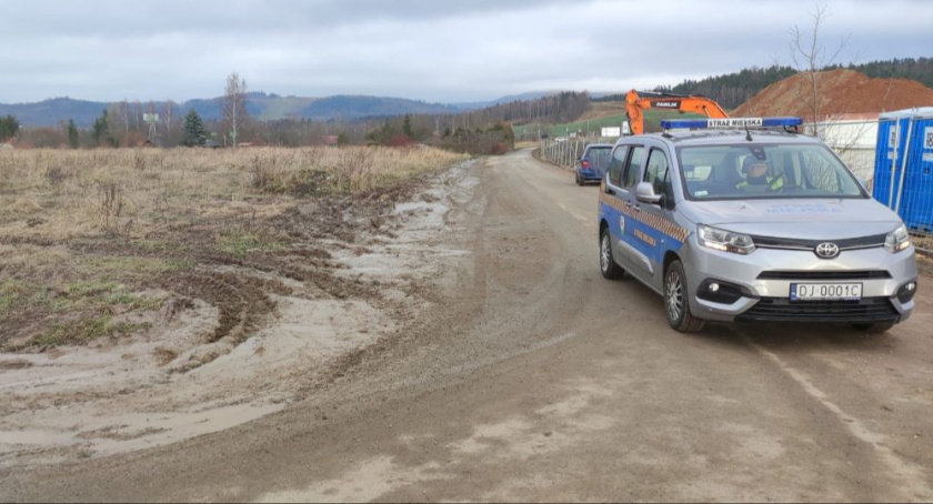 Interwencja strażników przy ul. Thebesiusa