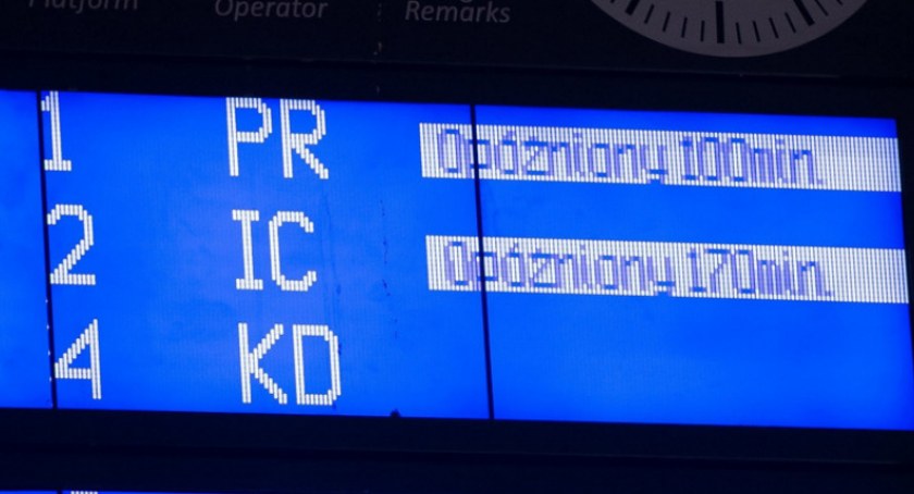 Paraliż na kolei. Ogromne opóźnienia pociągów. 