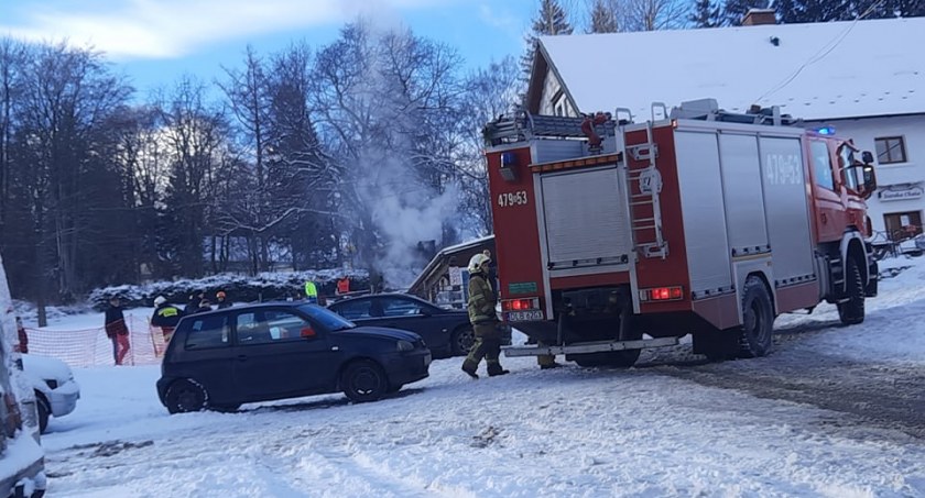 Świeradów Zdrój - pożar w smażalni