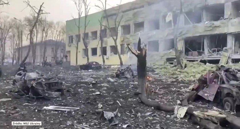 Rosjanie zbombardowali szpital położniczy w Mariupolu. Pod gruzami są dzieci