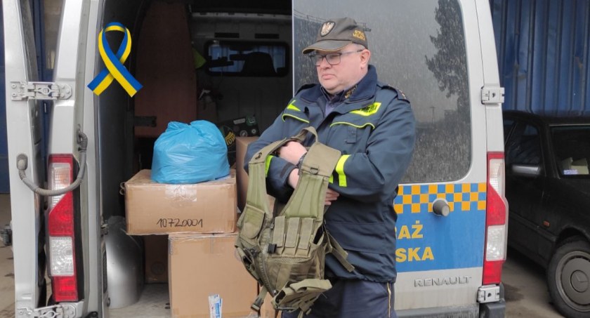 Straż Miejska wspiera pomoc Ukraińcom 