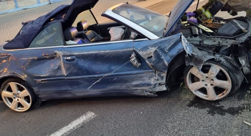 Dwa tygodnie temu ściął latarnię, która spadła obok kobiety z dziećmi. Teraz po pijaku rozbił auto o mur