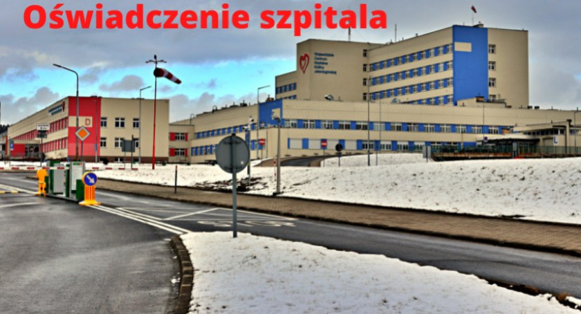 Jeleniogórski szpital przesyła oświadczenie w sprawie wypowiedzeń lekarzy specjalistów